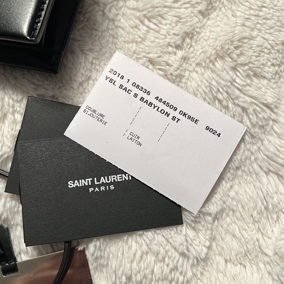 YSL Babylon Black Zebra Small - Picture 13 of 14